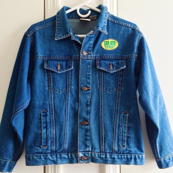 Vintage M&Ms Las Vegas Denim Jacket - Picture 2 of 6